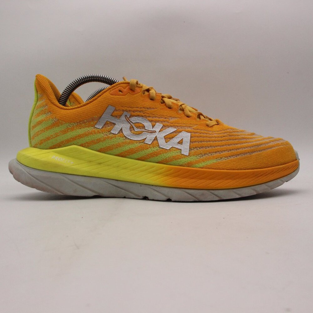 Hoka One One Mach 5 Yellow Men’s Size 9.5 D Running Shoes Sneakers 1127893 RYEP